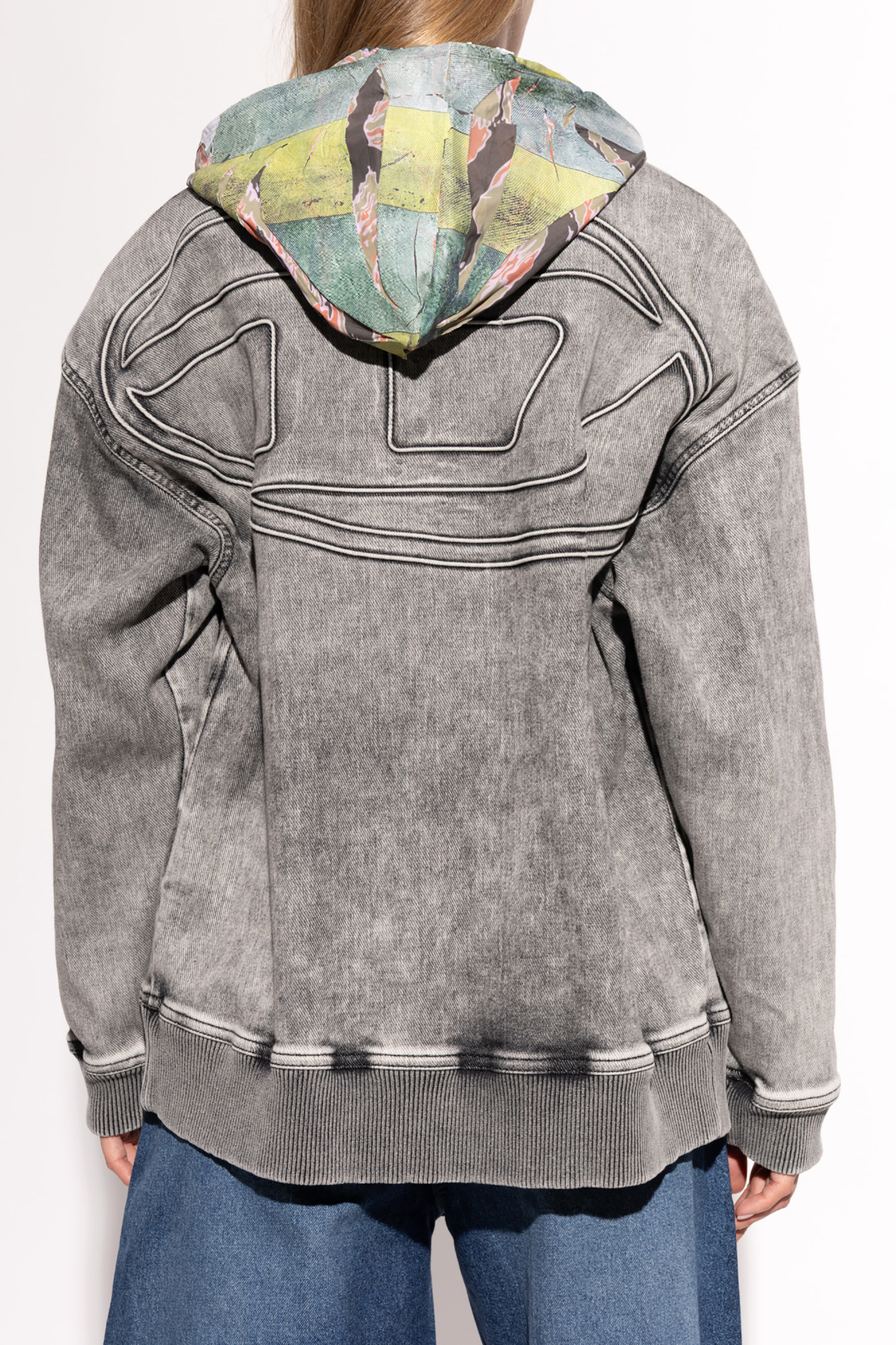 Grey Denim jacket D-CARLY-S Diesel - Vitkac AS
